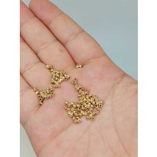 Yaşam Tohumu Altın Kaplama Boncuk Ara Malzeme 2mm/10 Adet (52476)