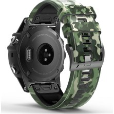 Markacase Garmin D2 Charlie (26MM) Kamuflaj Silikon Saat Kordonu