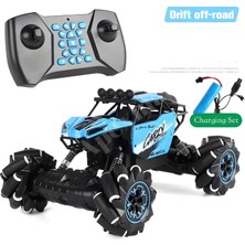 Apexma 2.4ghz Uzaktan Kumandalı Şarjlı 1:16 Ölçek Akrobat Arazi Aracı - 360° Dönen Akrobat Off-Road Araba - Kumandalı Akrobat Off-Road Stunt Araba