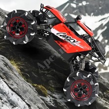 Apexma 2.4ghz Uzaktan Kumandalı Şarjlı 1:16 Ölçek Akrobat Arazi Aracı - 360° Dönen Akrobat Off-Road Araba - Kumandalı Akrobat Off-Road Stunt Araba