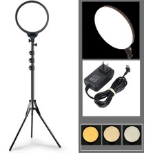 The Wlue 10 Inch Stüdyo Fotoğraf ve Video 120 LED Ring Light Panel Kuaför Makyaj Işığı 2.1m Tripod