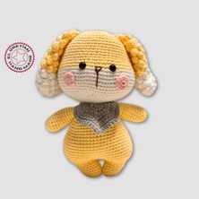 Uretti El Yapımı Amigurumi  Sevimli Köpek 25CM - Sarı