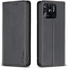 SZY Mall Xiaomi Redmi 10C Çoklu Kart Yuvası Için Flip Case Pu Deri Manyetik Cüzdan (Yurt Dışından)