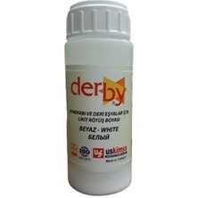 Derby Beyaz Spor Ayakkabı ve Deri Rötuş Boyası