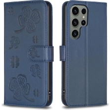 SZY Mall Samsung Galaxy S23 Için Flip Case Ultra 5g Kart Yuvaları Tutucu Kickstand Pu (Yurt Dışından)