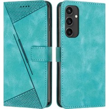 SZY Mall Samsung Galaxy S24 Fe Kart Ekleme Kickstand Pu Deri Için Flip Case (Yurt Dışından)