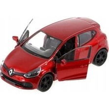 Welly Metal Renault Clio Rs Çek Bırak Metal Model Araba - Kırmızı 1:32