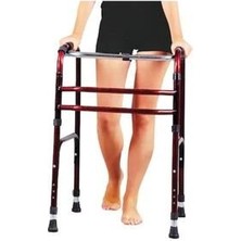 Medikal Walker Volkır Wolker Katlanır Bordo Yürüteç Hasta Yaşlı