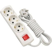 Konza 30 Metre 3lü Anahtarlı Uzatma Kablosu 3x2,5 mm Ttr Topraklı Seyyar Kablo