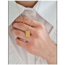 Nida Jewelry 925 Ayar Gümüş Plaka Sihirli Eller Kolye