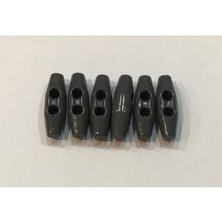 öztürk Plastik Çoban Düğme 25MM 6'lı Paket. Gri.