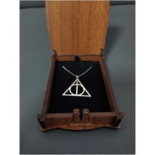 Agai Silver Harry Potter Ölüm Yadigarları Üçgen Kolye 925 Ayar Gümüş