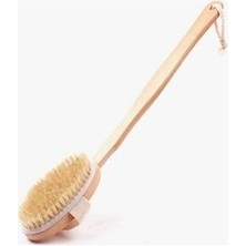 Tedariket Duş Fırçası Doğal At Kılı Selülit Önleyici Sırt Temizleme