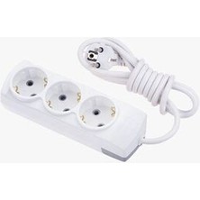 Konza 4 Metre Üçlü Uzatma Kablosu Ara - Seyyar Kablo