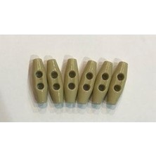 öztürk Plastik Çoban Düğme 25MM 6'lı Paket. Bej.