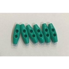 öztürk Plastik Çoban Düğme 25MM 6'lı Paket. Turkuaz.