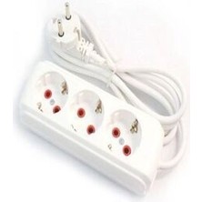 Zirve 10 Metre 3'lü Grup Priz Uzatma Ara Kablosu 3x1.5 Ttr Cca