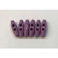 öztürk Plastik Çoban Düğme 25MM 6'lı Paket. Lila.