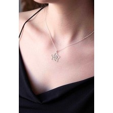 Agai Silver Gümüş Bahar Yıldızı Kolye 925 Ayar