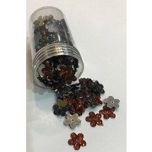 öztürk Papatya Işleme Pul. Paket Içi Tahmini 230 Adet. Renk: Koyu Kiremit.