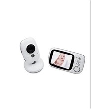 Bebek Monitörü - Bebek Izleme Kamerası LCD Ekranlı Gece Görüşlü Oda Sıcaklığı Kontrollü Kablosuz Ip