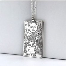 Agai Silver 925 Ayar Gümüş Tarot Güneş (The Sun) Kolye