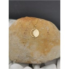 Agai Silver Hilal Ay Model Gümüş Kolye 925 Ayar