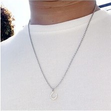 Agai Silver At Nalı 925 Ayar Gümüş Kolye