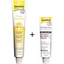 Gimcat Biyotin Peynirli Güzellik Macunu + Malt Soft Extra 20 gr