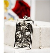 Agai Silver 925 Ayar Gümüş Tarot (The Temperance) Denge Kolye