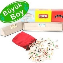 Eser Plastik Okey Takımı Kaliteli Büyük Boy Seti