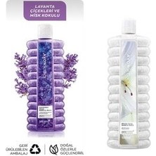 Avon 2 Li Ser Senses Lavender Calm Banyo Köpüğü 1000 ml ve White Lily Banyo Köpüğü 1000 ml
