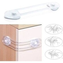 Bebek Çocuk Güvenlik Dolap ve Çekmece Kilidi 5 Adet Çok Amaçlı Çocuk Emniyet Kilidi 5 Adet