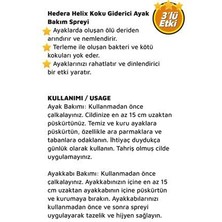 Mehan 150 ml Ayak & Ayakkabı Koku Önleyici Giderici Bakım Spreyi Hedera Helix Fresh Deodorant Etkili