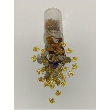 öztürk Oya, Havlu, Abiye ve Halay Mendili El Işleme Taş Görünümlü Yelpaze Plastik Pul. Renk No:9