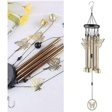 Hediye Fikri Kelebek Tasarımlı Rüzgar Çanı Feng Shui