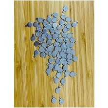 öztürk Oya, Abiye, Halhal, Bileklik, Kolye Vb. Pleksi Metalik Kaplama Plastik El Işleme Pul. 20GR.