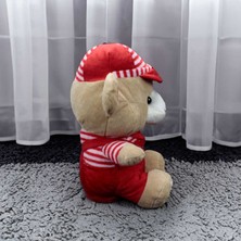 BK6026 Hugs Baby Kırmızı Elbiseli Peluş Ayıcık 38CM