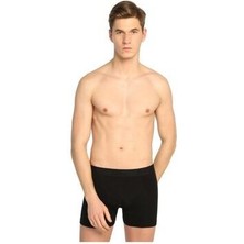 Tutku Erkek Elastan Boxer - 6'lı Paket - Siyah