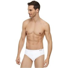 Tutku Elit 3'lü Kemerli Lüks Beyaz Erkek Slip Abani Classic