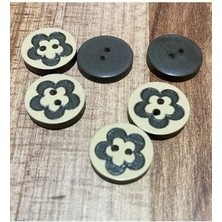 öztürk Papatya Bebe Düğme. 1.5cm 6'lı Paket.