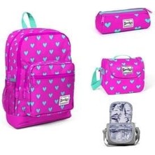 Coral High Kalp Desenli Ilkokul Çantası - Beslenme - Kalemlik