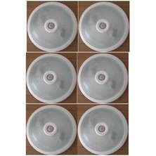 Nisaca Hareket Sensörlü Glop Armatür Tavan Lambası 6 Lı Avantaj Paket. Merdiven Tuvalet Banyo Balkonda Eko.