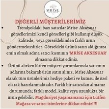 Mrise Tiffany Model Kalın Zincirli Taşlı Kolye