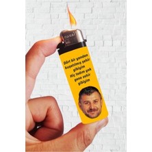 Sarang Çakmak Zehir Gibiyim Azer Bülbül Baskılı Full Kaplamalı Gazlı Çakmak