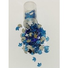 öztürk Oya, Havlu, Abiye ve Halay Mendili El Işleme Taş Görünümlü Yelpaze Plastik Pul. Renk No:10