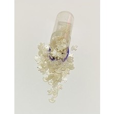 öztürk El Işleme Taş Görünümlü Yelpaze Plastik Pul Renk No:2 Havlu ve Abiye İçin Özel Tasarım