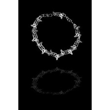 Agai Silver Bomerang Model Telkari El Işçiliği Gümüş Bileklik