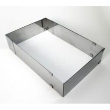 İ.G Kalıp 8 cm Ayarlanabilir Kare Kek Kalıbı