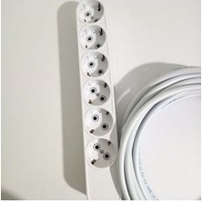 Pelsan 10 Metre 6 Lı Grup Uzatma Kablosu